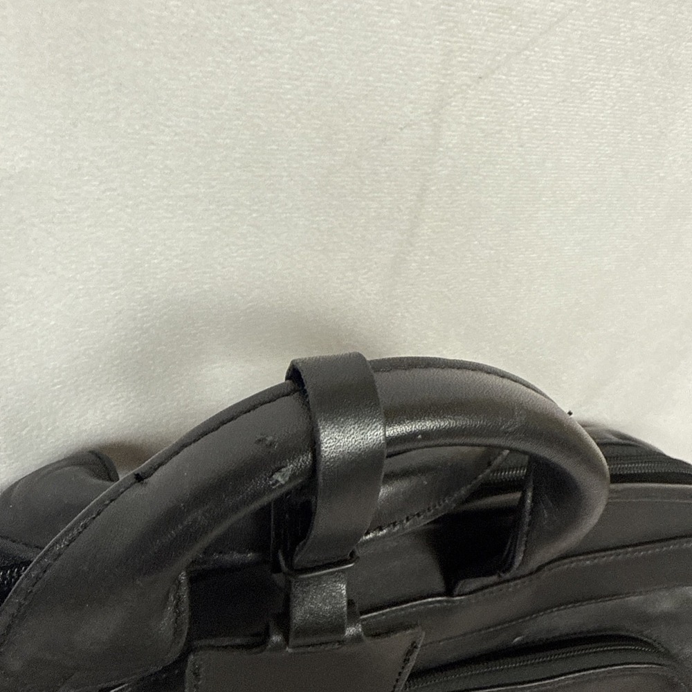 TUMI‎ Briefcase Leather Black Laptop Bag Business Travel Computer 96111DH - Picture 5 of 16